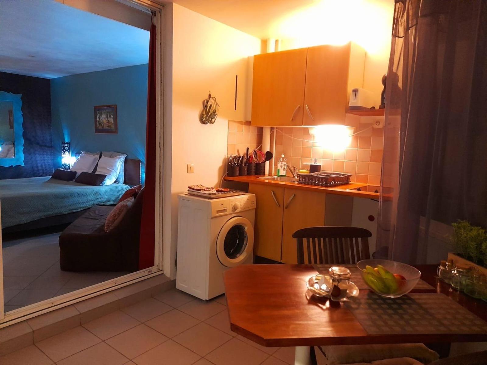 Ilet Bleu Studio Cosy Rdc Vue Mer Et Jardin - Acces Direct Plage Ле-Гозьє Екстер'єр фото