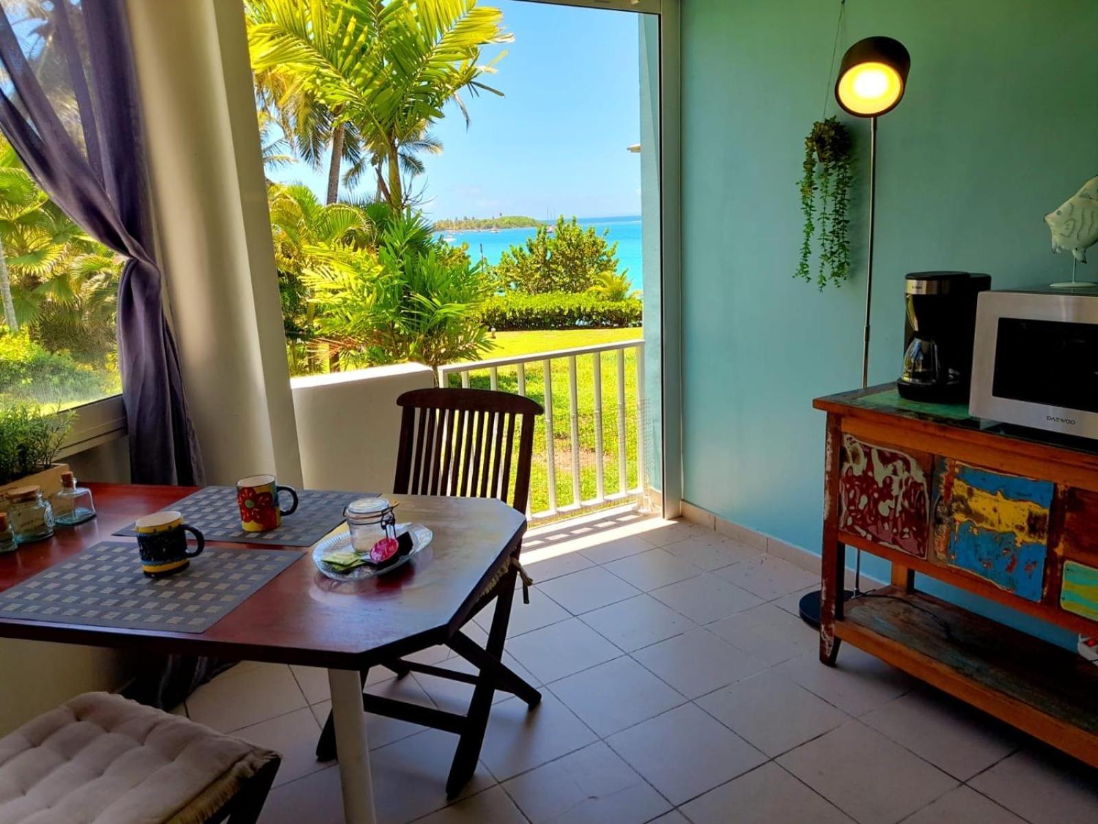 Ilet Bleu Studio Cosy Rdc Vue Mer Et Jardin - Acces Direct Plage Ле-Гозьє Екстер'єр фото